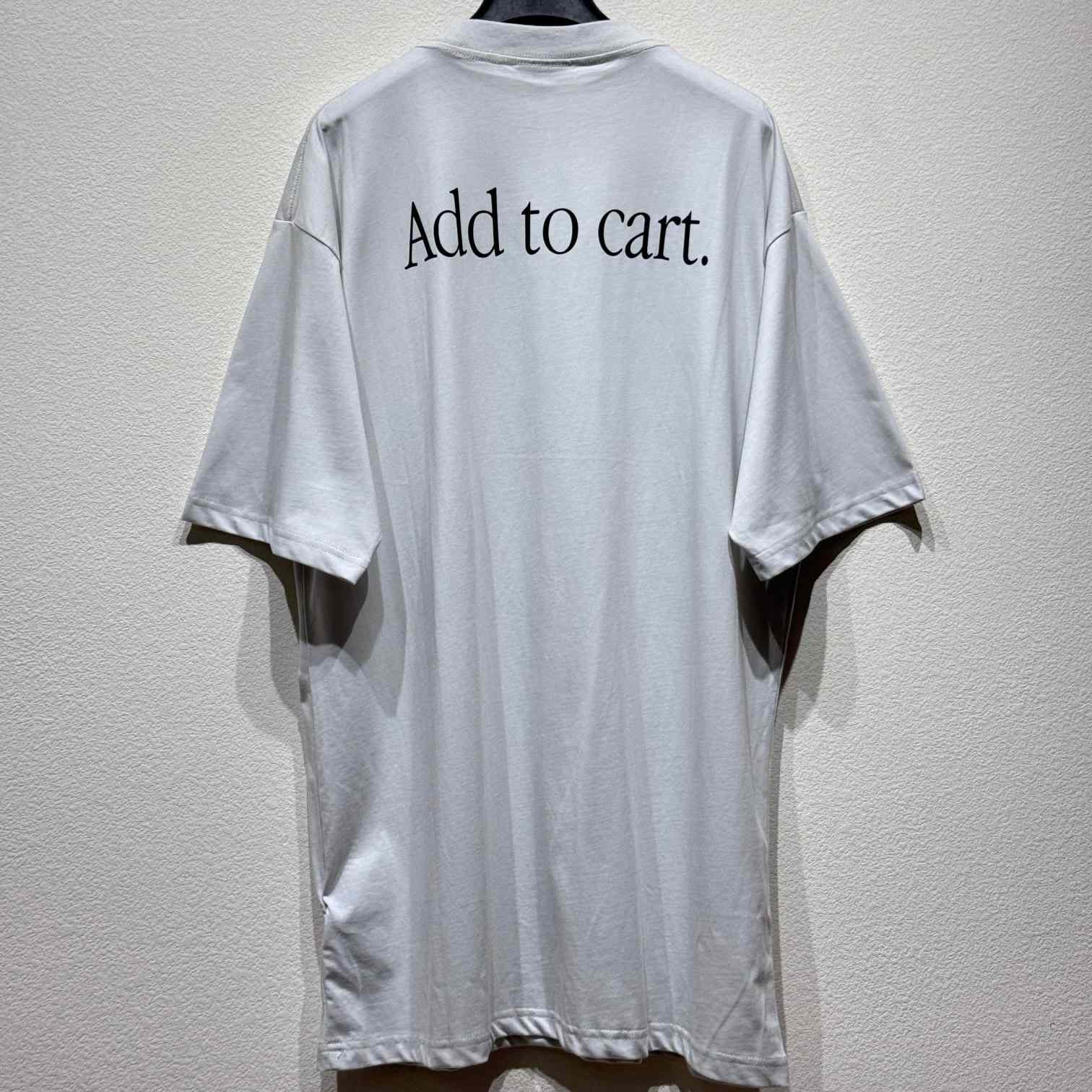 Balenciaga Basketball Sneaker T-Shirt Oversized In Dirty White Dry Jersey - PerfectKickZ