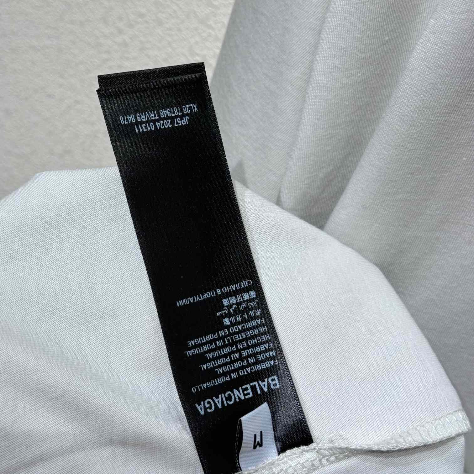 Balenciaga Basketball Sneaker T-Shirt Oversized In Dirty White Dry Jersey - PerfectKickZ
