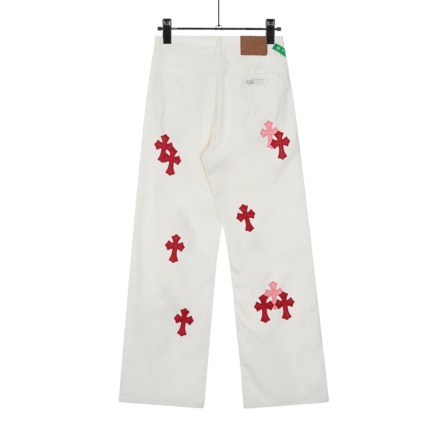 Chrome Hearts Cross Patch Jeans - 