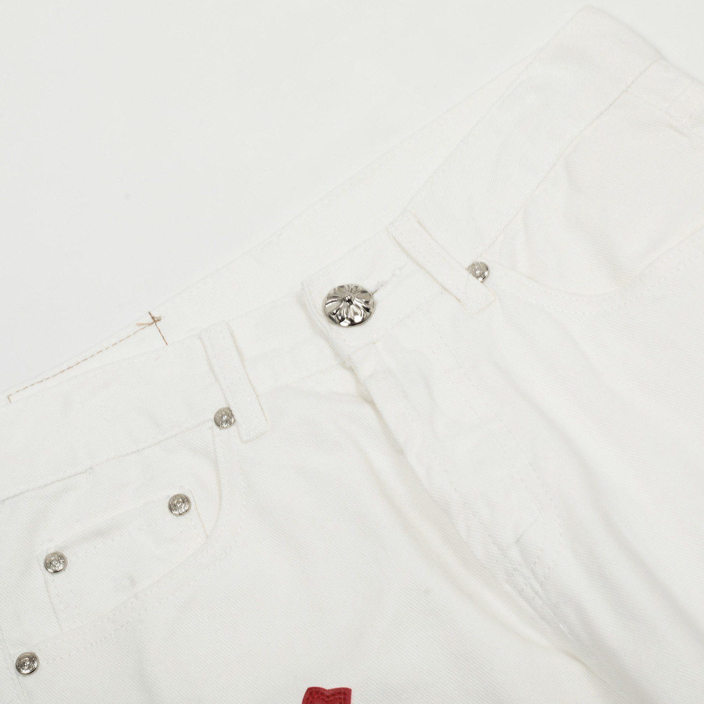 Chrome Hearts Cross Patch Jeans - 