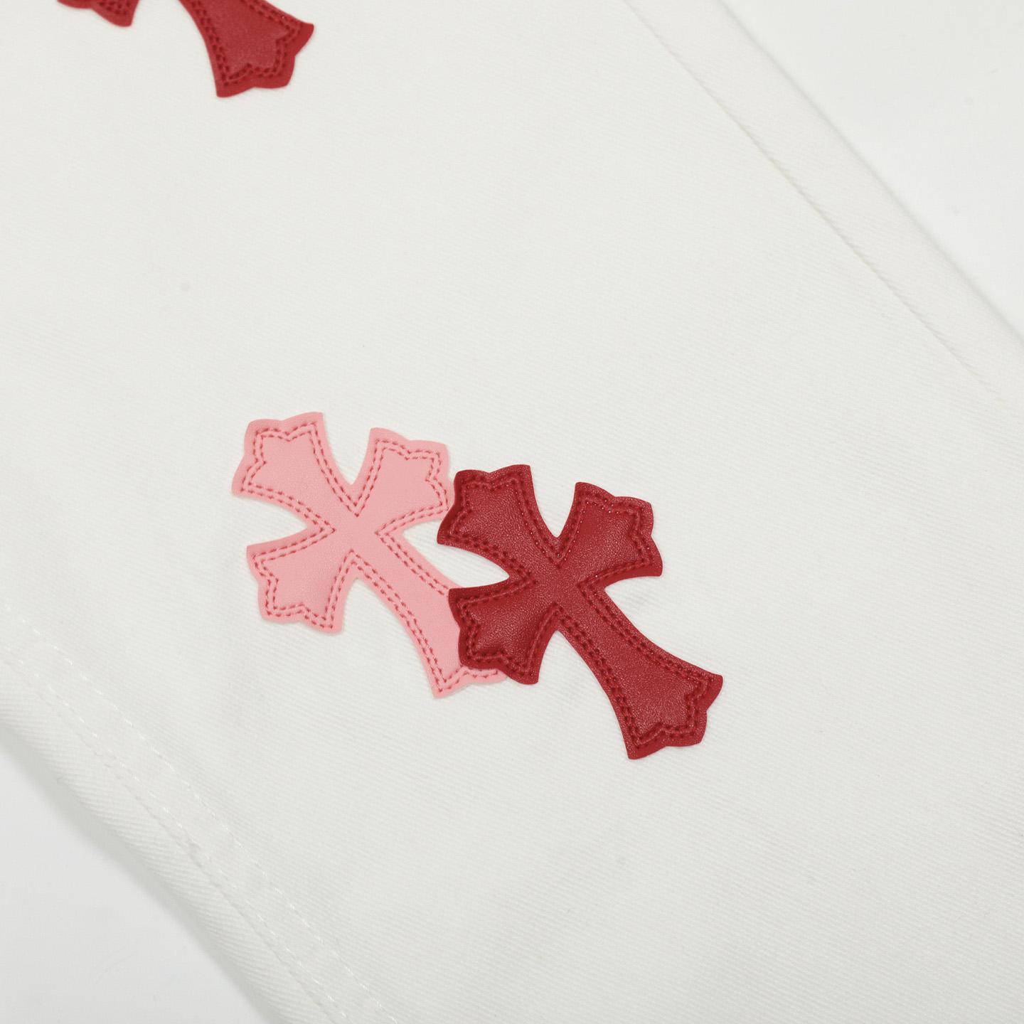 Chrome Hearts Cross Patch Jeans - 