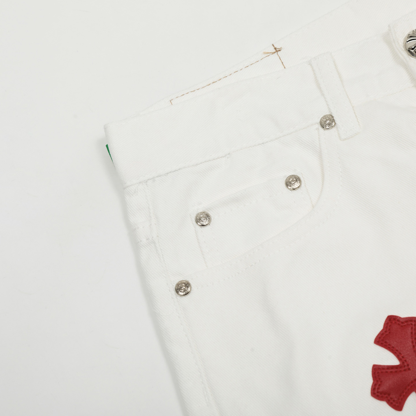 Chrome Hearts Cross Patch Jeans - 