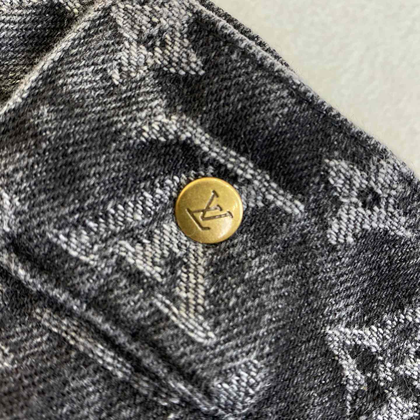 Louis Vuitton Embroidered Monogram Baggy Denim Pants   1ABY8N - PerfectKickZ