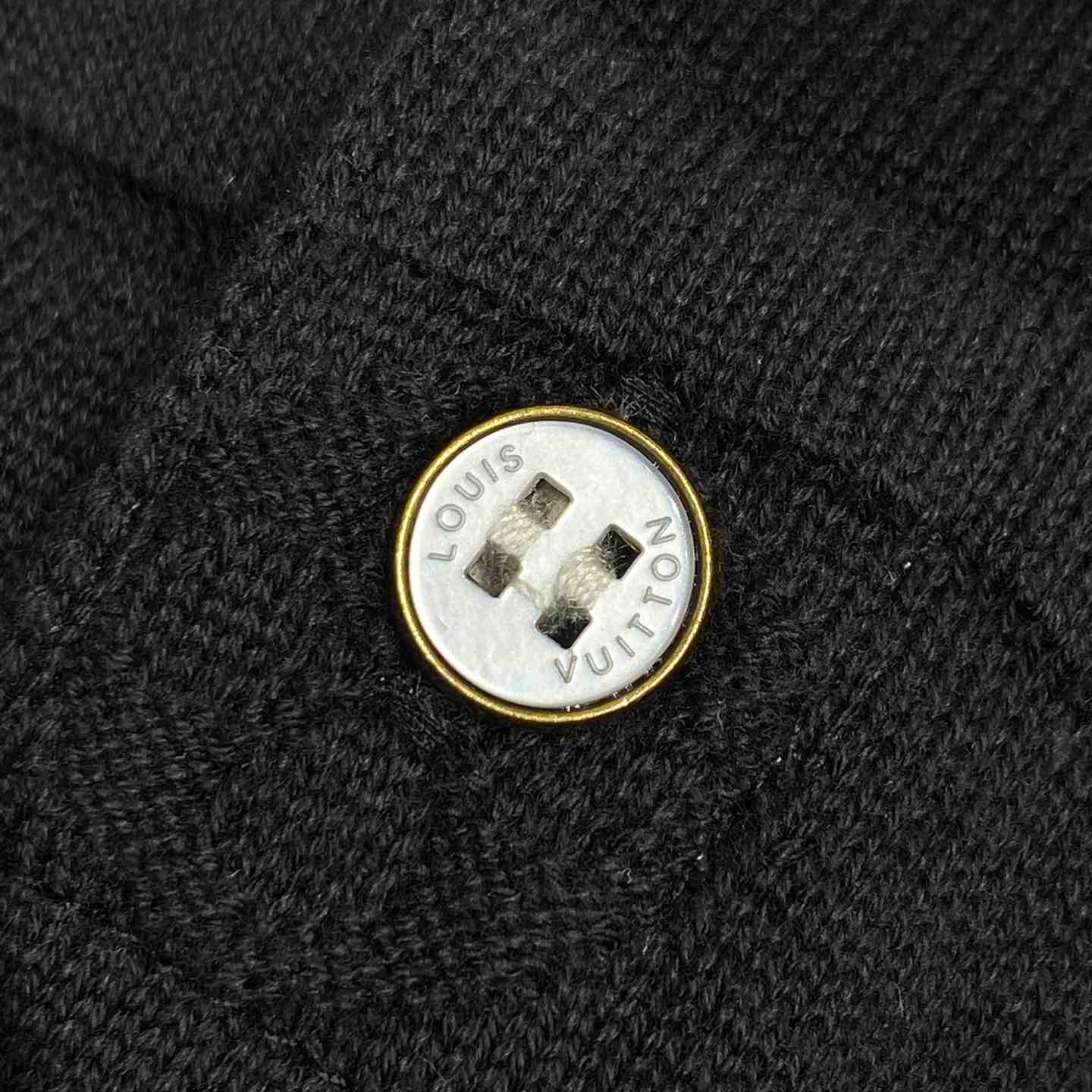 Louis Vuitton Monogram Jacquard Long-Sleeved Polo Shirt   1AGTMB - PerfectKickZ