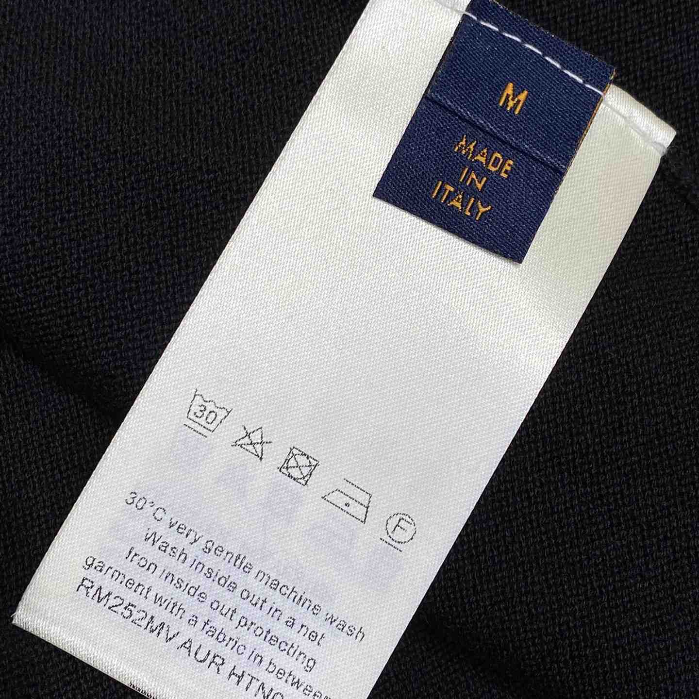 Louis Vuitton Monogram Jacquard Long-Sleeved Polo Shirt   1AGTMB - PerfectKickZ