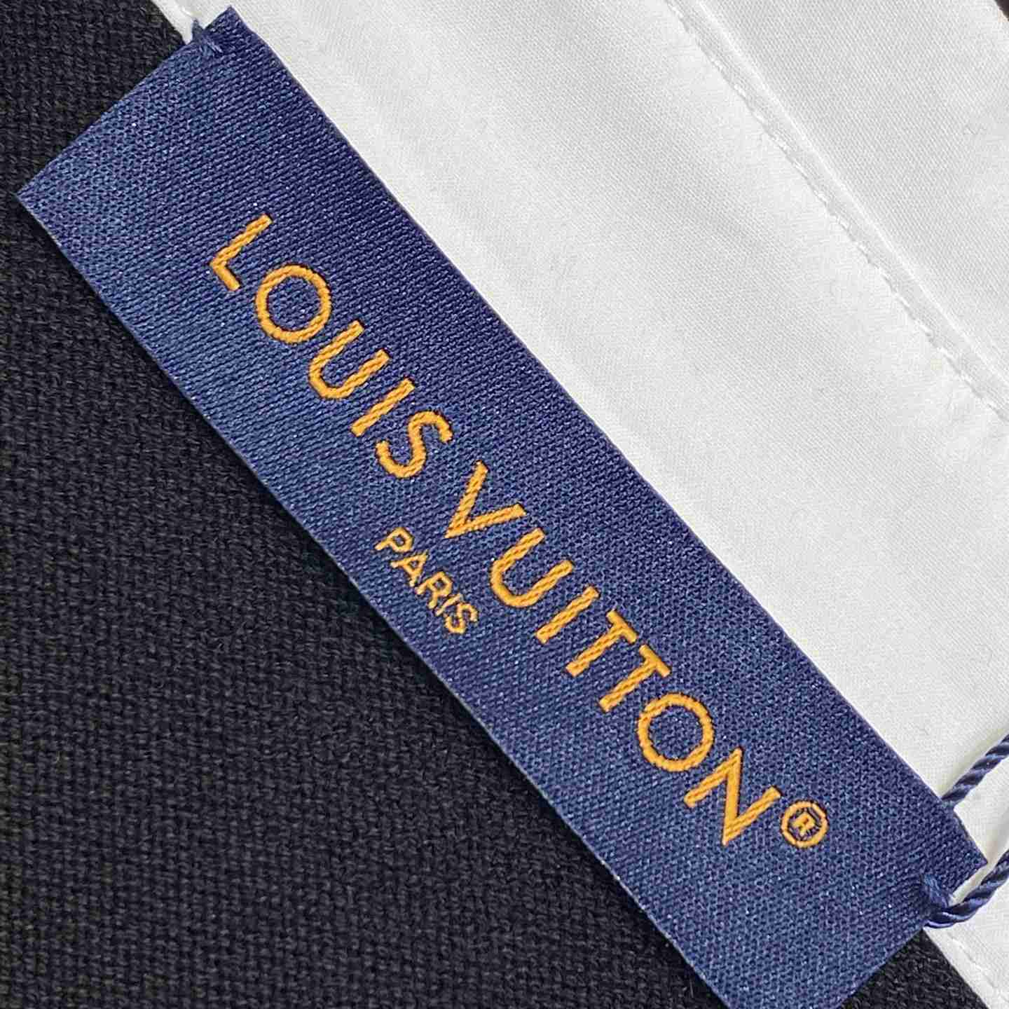 Louis Vuitton Monogram Jacquard Long-Sleeved Polo Shirt   1AGTMB - PerfectKickZ