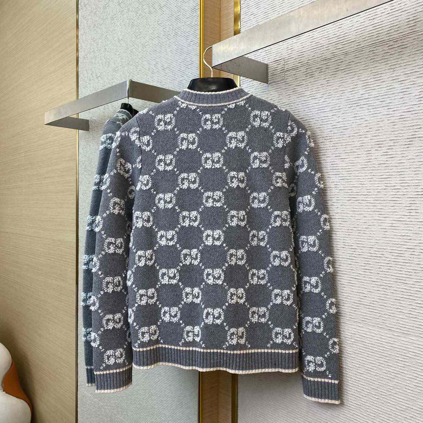Gucci GG Wool Bouclé Jacquard Cardigan - PerfectKickZ