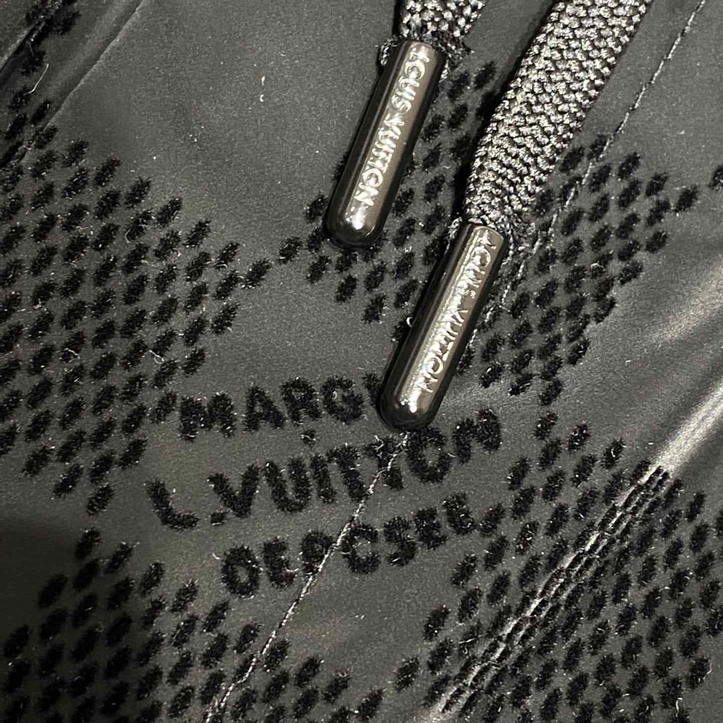 Louis Vuitton Flocked Damier Technical Track Pants   1AHCDQ - PerfectKickZ