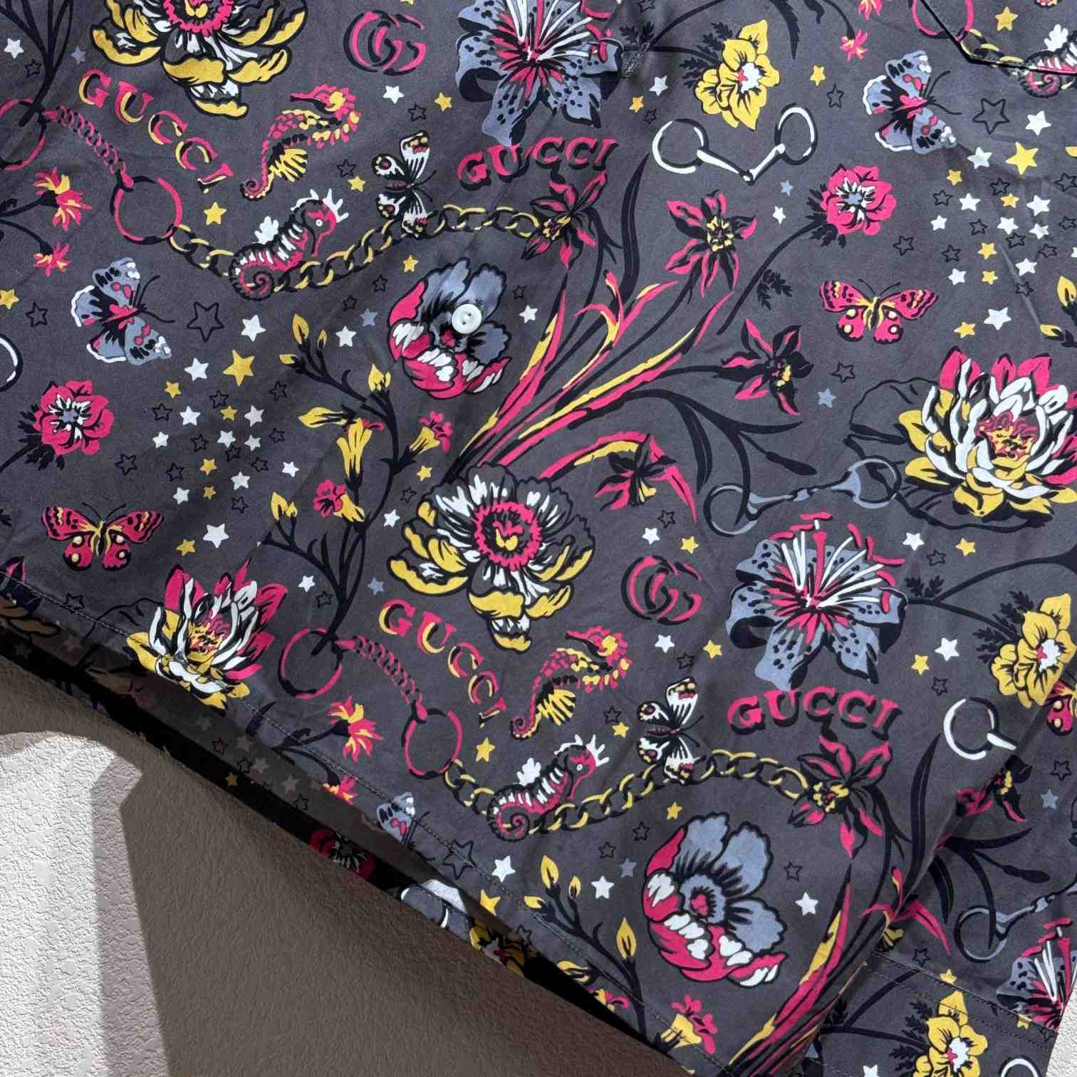 Gucci Punk Floral-print Cotton Shirt - PerfectKickZ