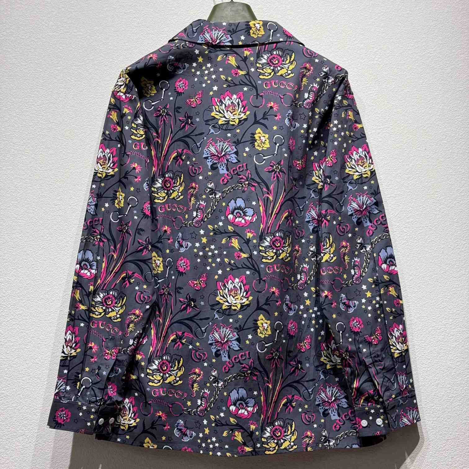 Gucci Punk Floral-print Cotton Shirt - PerfectKickZ
