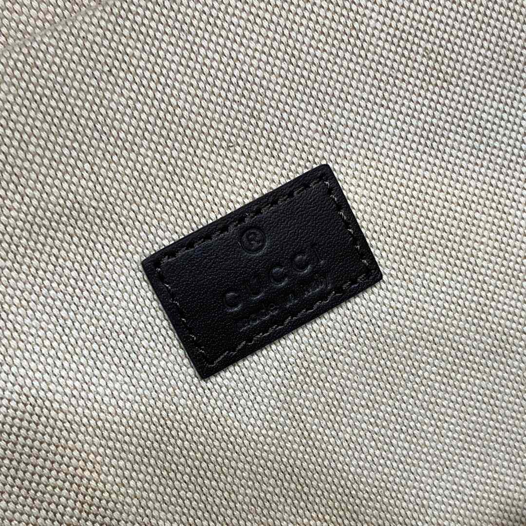 Gucci Medium GG Backpack With Web - PerfectKickZ