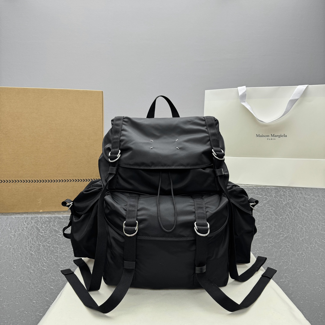 Maison Margiela Black High Tech XL Backpack - PerfectKickZ