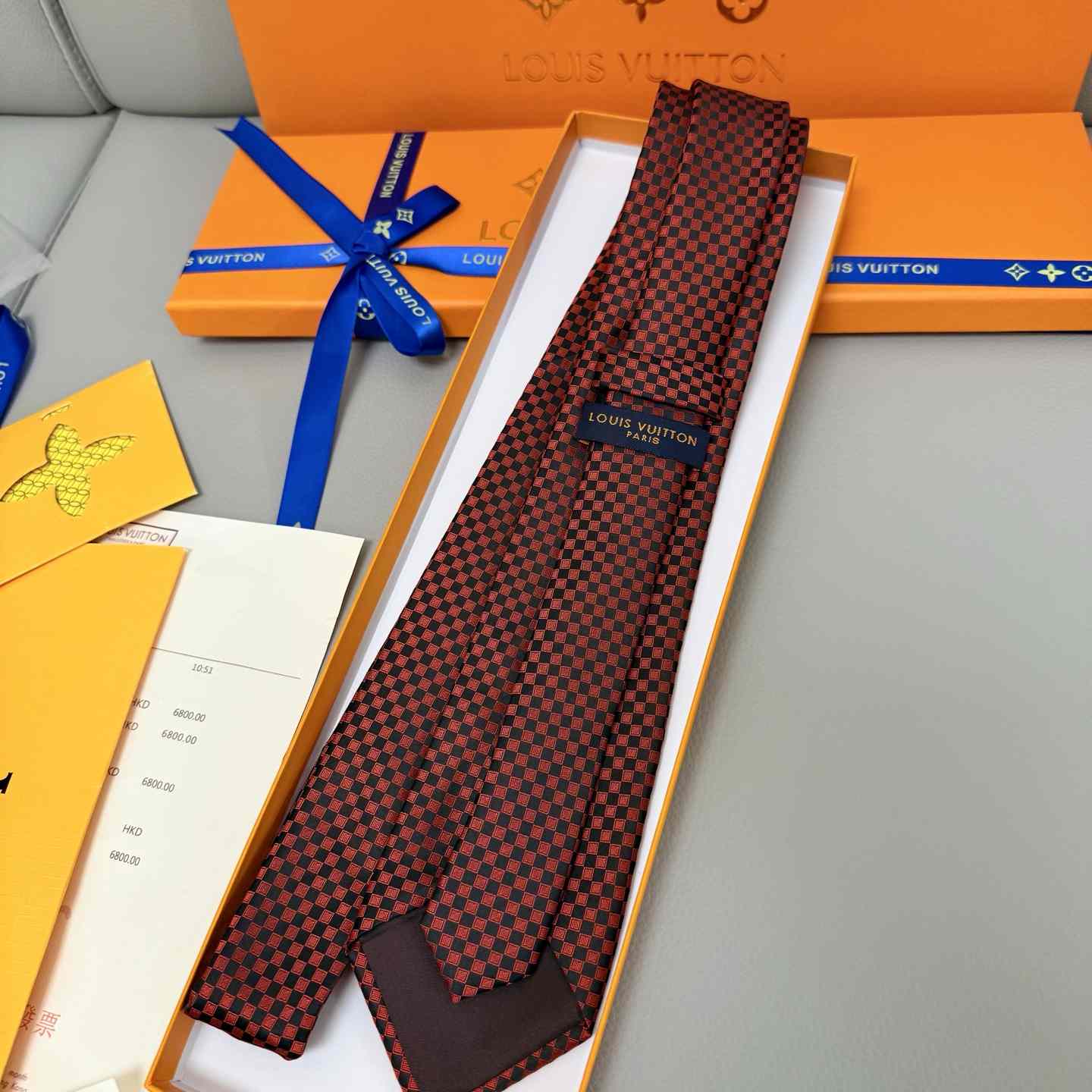 Louis Vuitton Damier Classique Tie - PerfectKickZ
