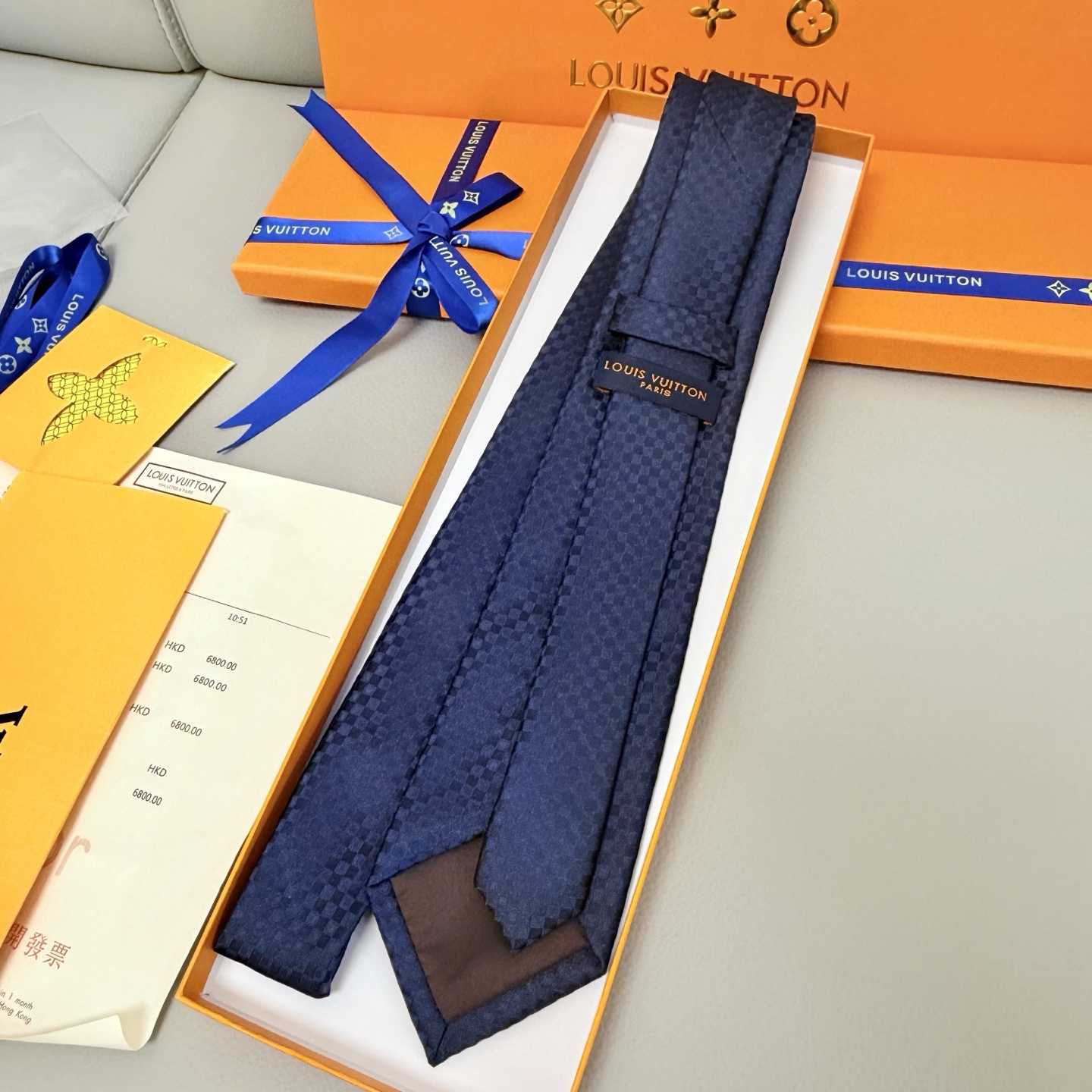 Louis Vuitton Damier Classique Tie - PerfectKickZ