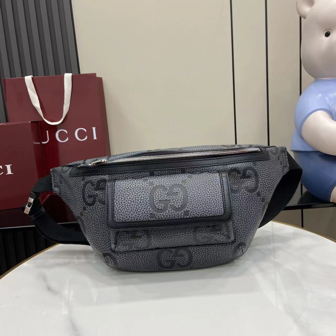 Gucci Medium Jumbo GG Belt Bag - PerfectKickZ