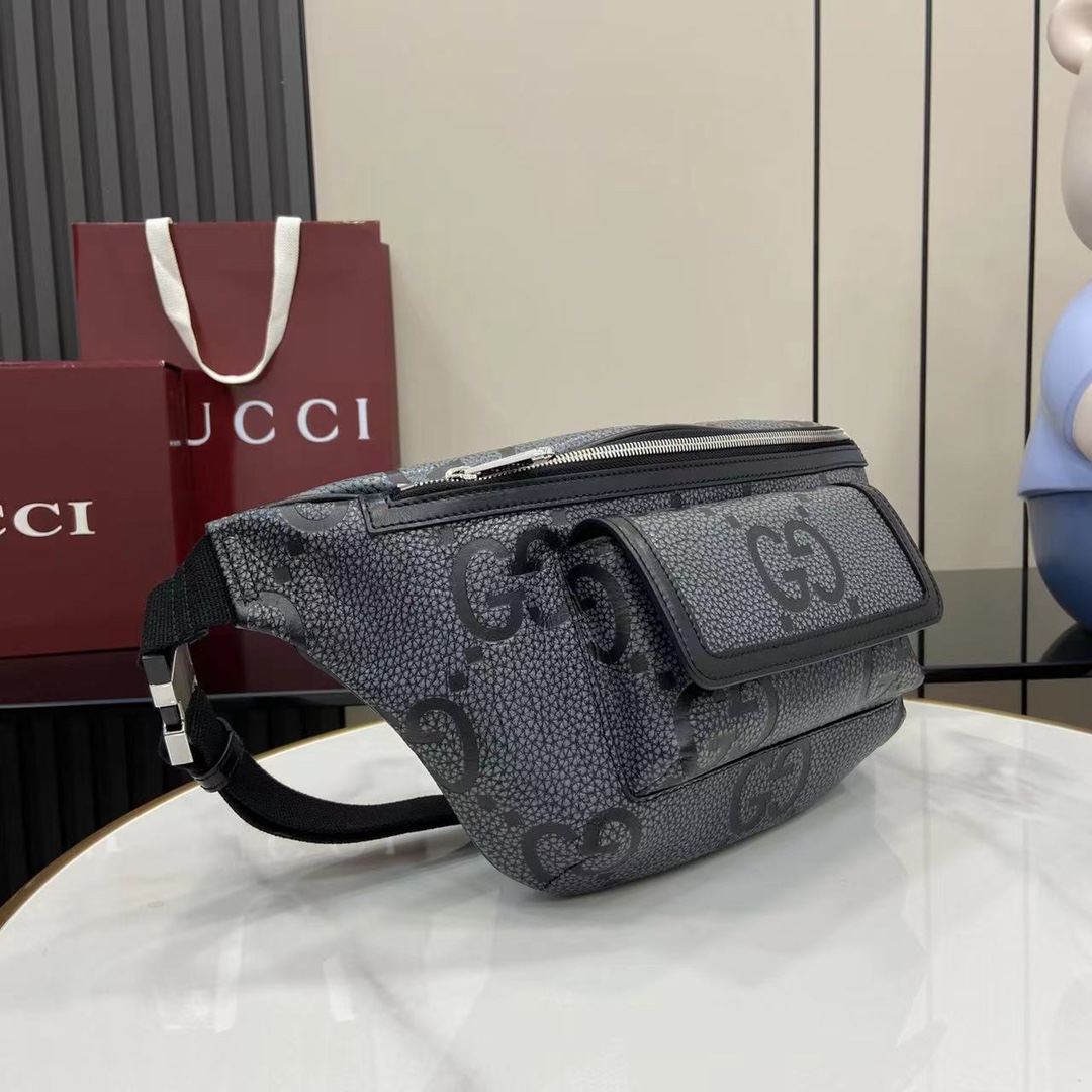 Gucci Medium Jumbo GG Belt Bag - PerfectKickZ