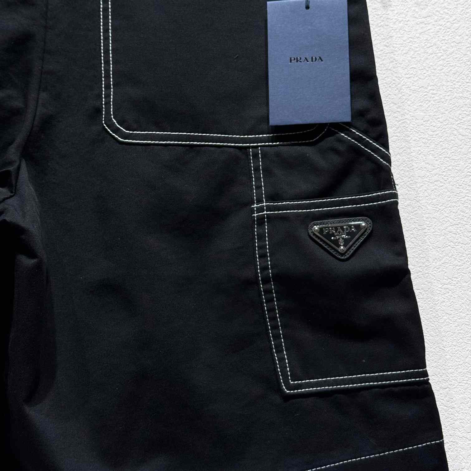 Prada Straight-leg Cotton Trousers - PerfectKickZ