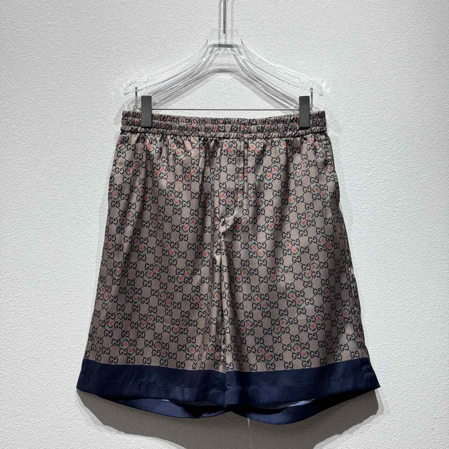 Gucci Printed Poplin Tech Shorts - PerfectKickZ