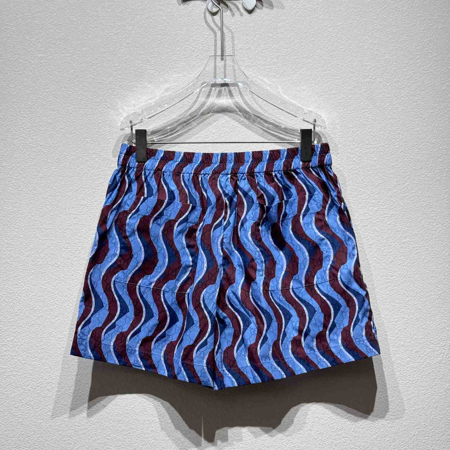 Gucci Printed Cotton Poplin Shorts - PerfectKickZ