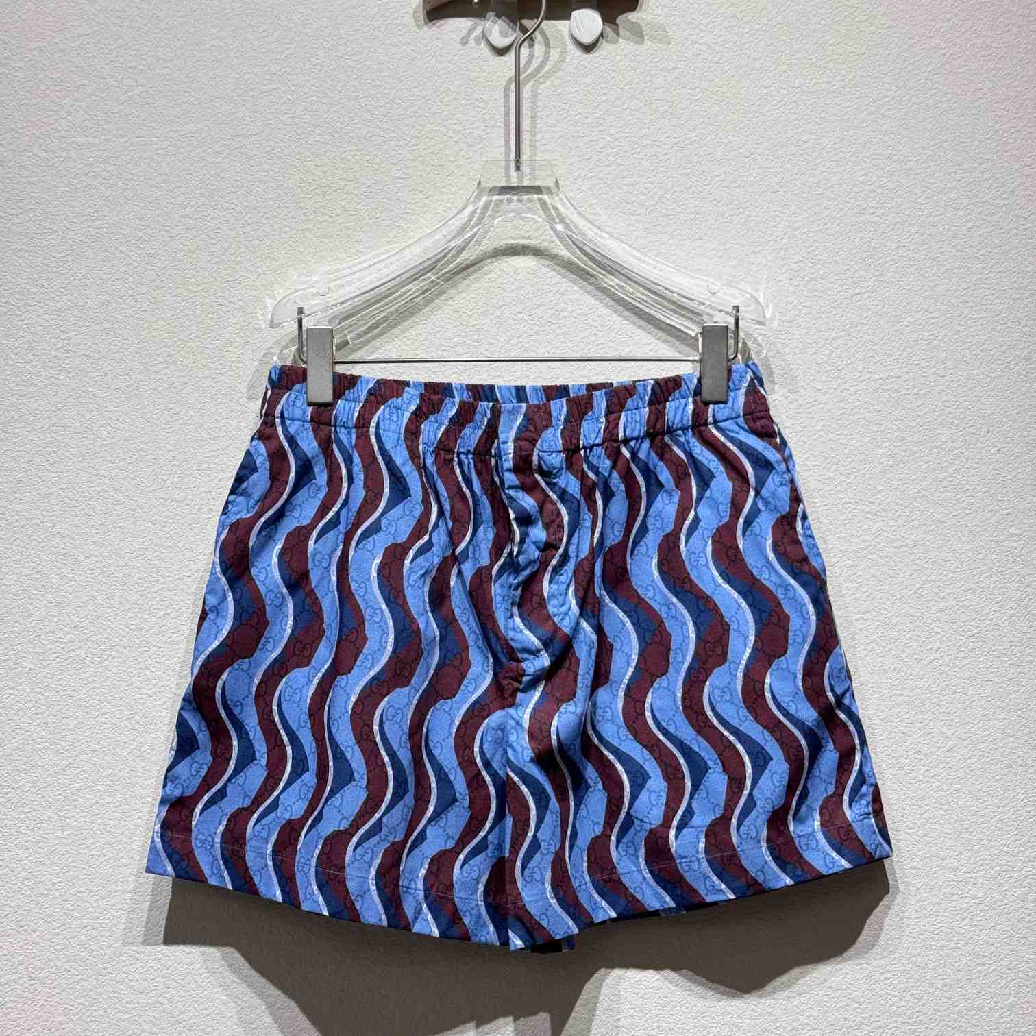 Gucci Printed Cotton Poplin Shorts - PerfectKickZ