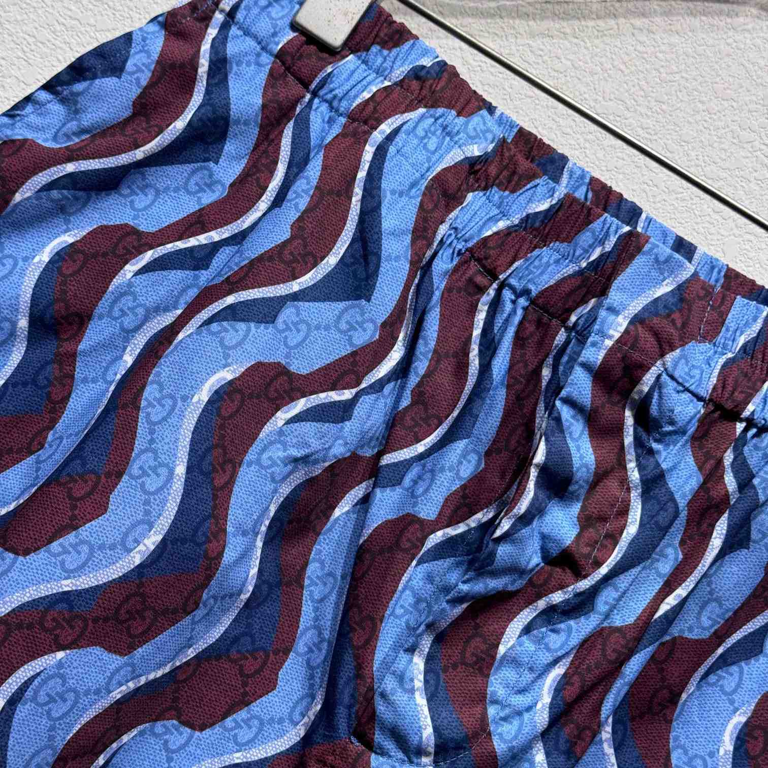Gucci Printed Cotton Poplin Shorts - PerfectKickZ