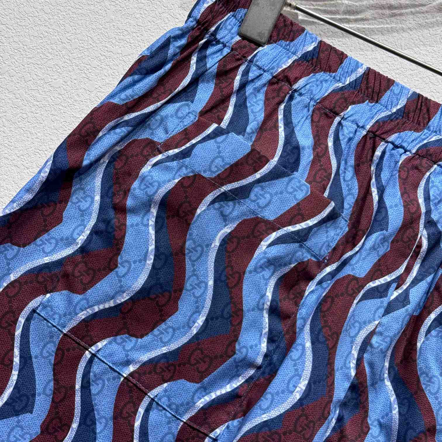 Gucci Printed Cotton Poplin Shorts - PerfectKickZ