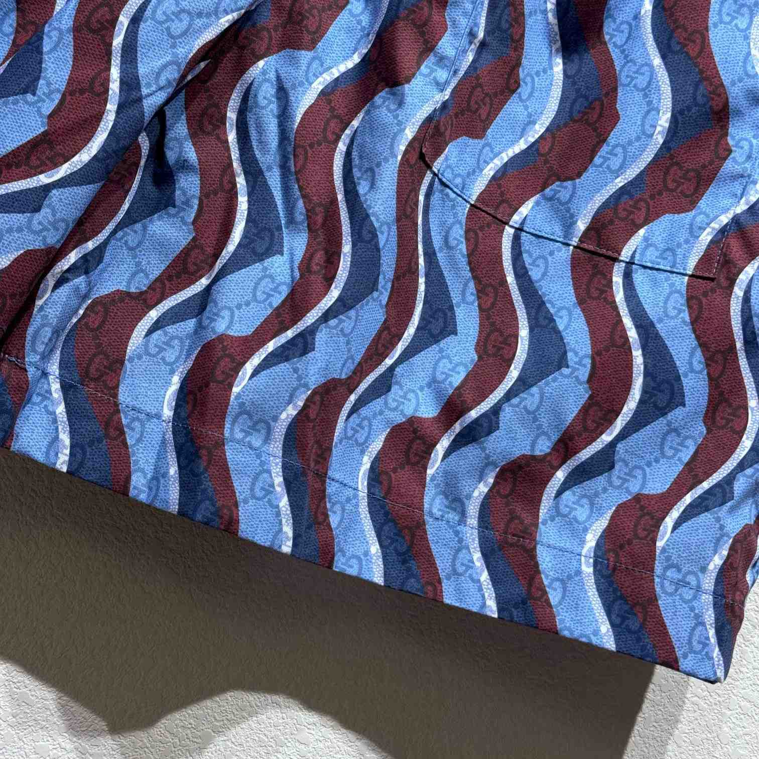 Gucci Printed Cotton Poplin Shorts - PerfectKickZ