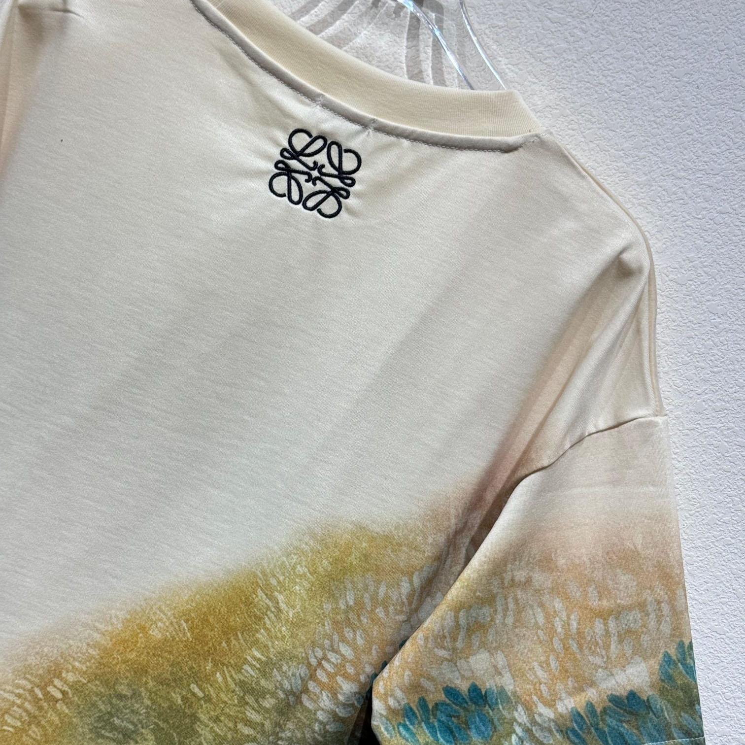 Loewe Brussels Griffon-print T-shirt - PerfectKickZ