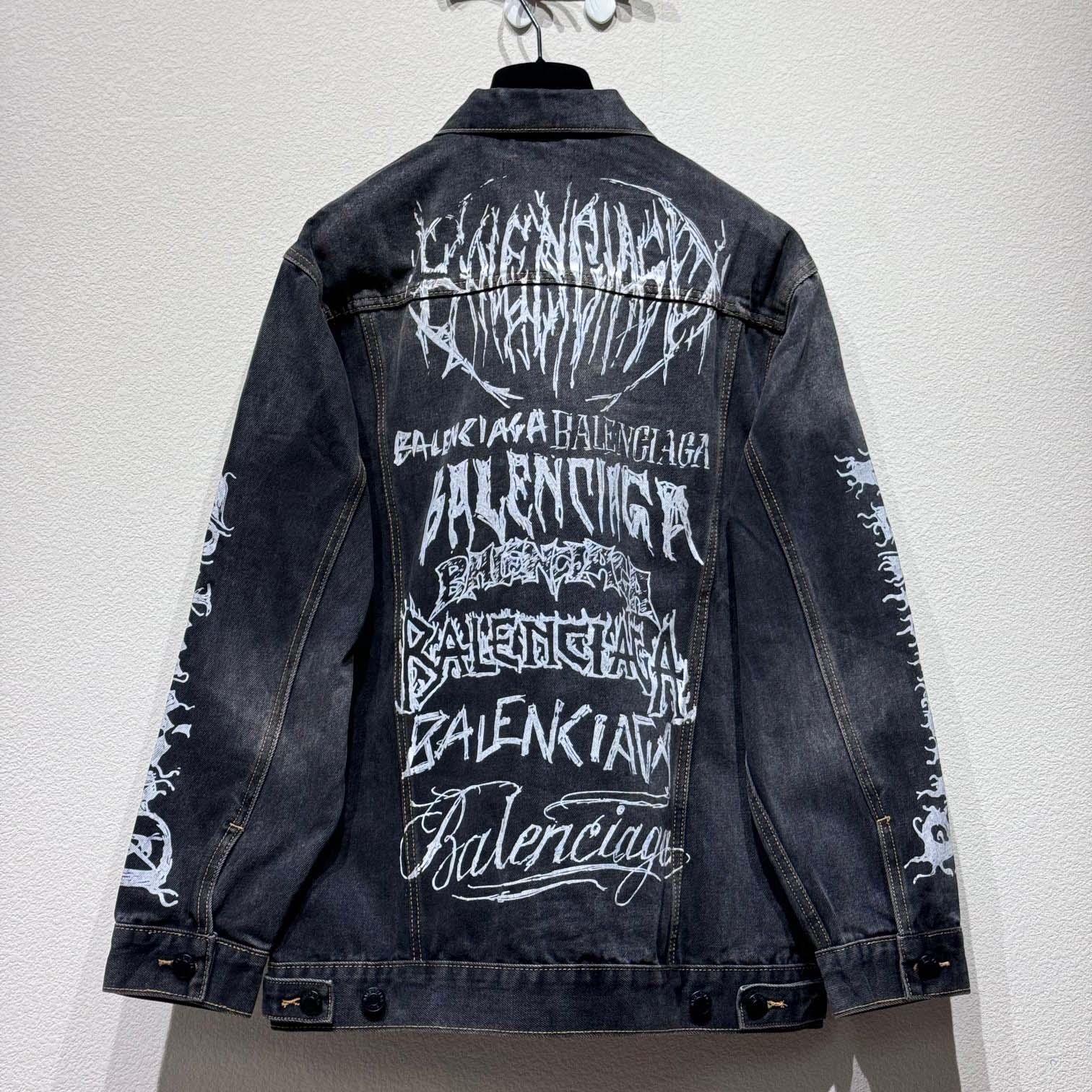 Balenciaga Diy Mental The Year Of The Denim Jacket - PerfectKickZ