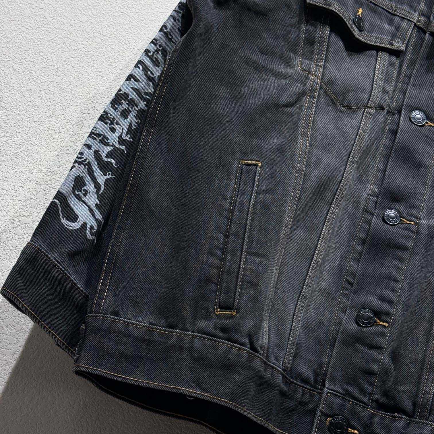 Balenciaga Diy Mental The Year Of The Denim Jacket - PerfectKickZ