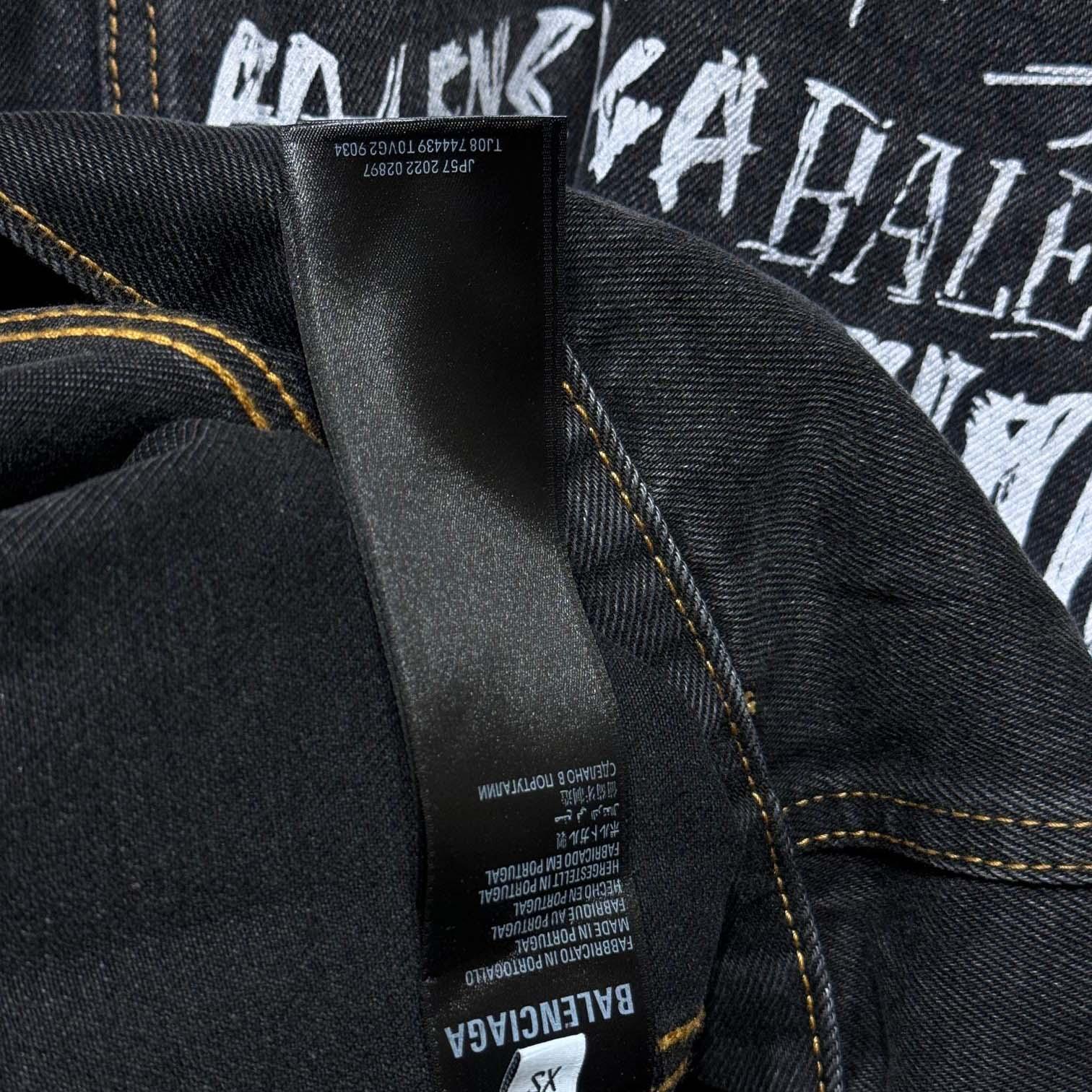 Balenciaga Diy Mental The Year Of The Denim Jacket - PerfectKickZ