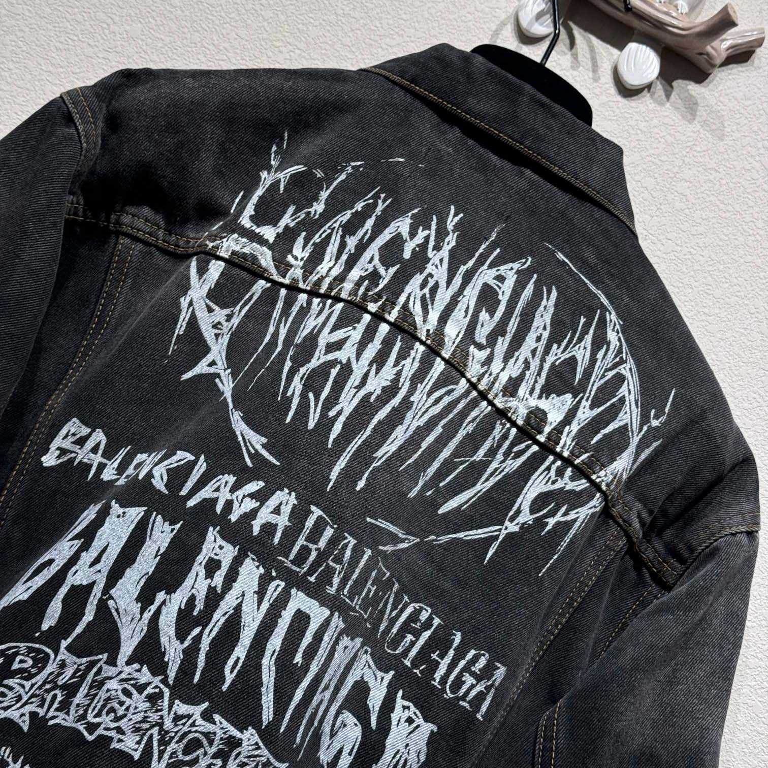 Balenciaga Diy Mental The Year Of The Denim Jacket - PerfectKickZ