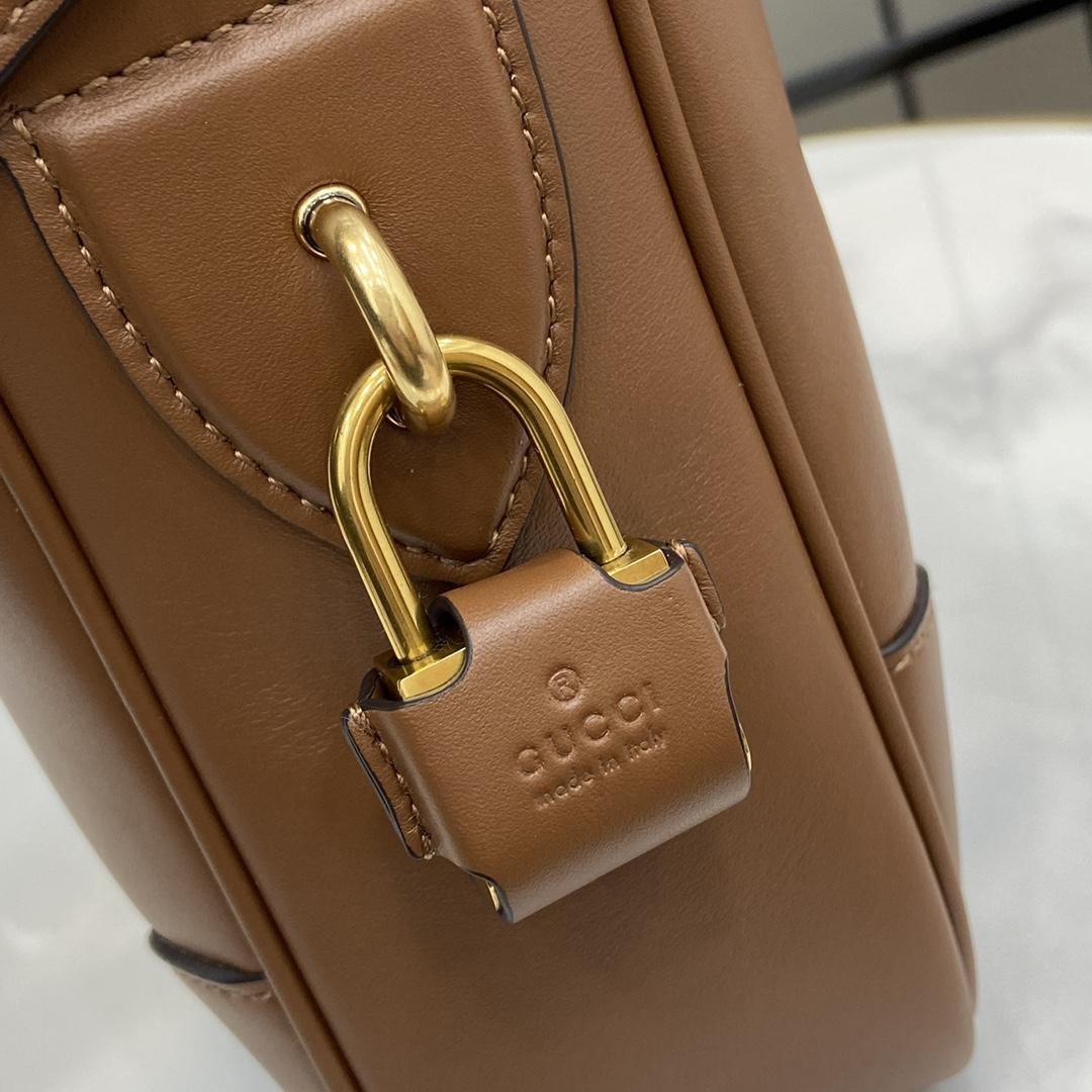 Gucci GG Emblem Medium Briefcase - PerfectKickZ