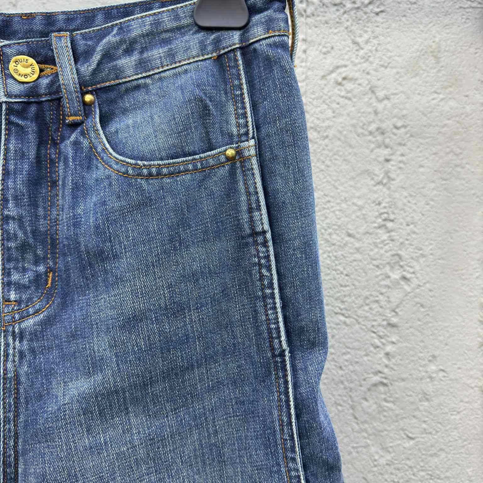 Louis Vuitton Jeans Denim Wave Wavy - PerfectKickZ
