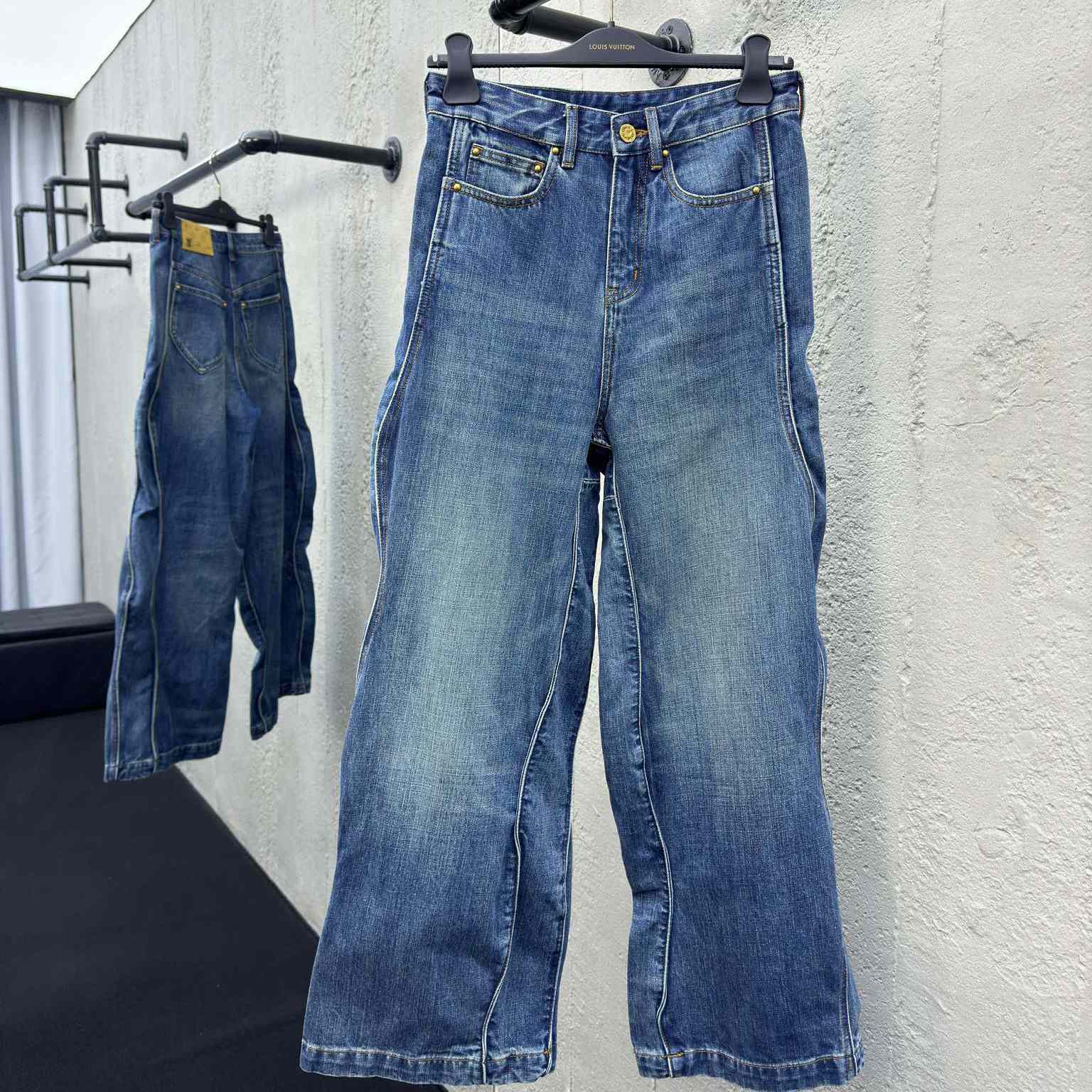 Louis Vuitton Jeans Denim Wave Wavy - PerfectKickZ