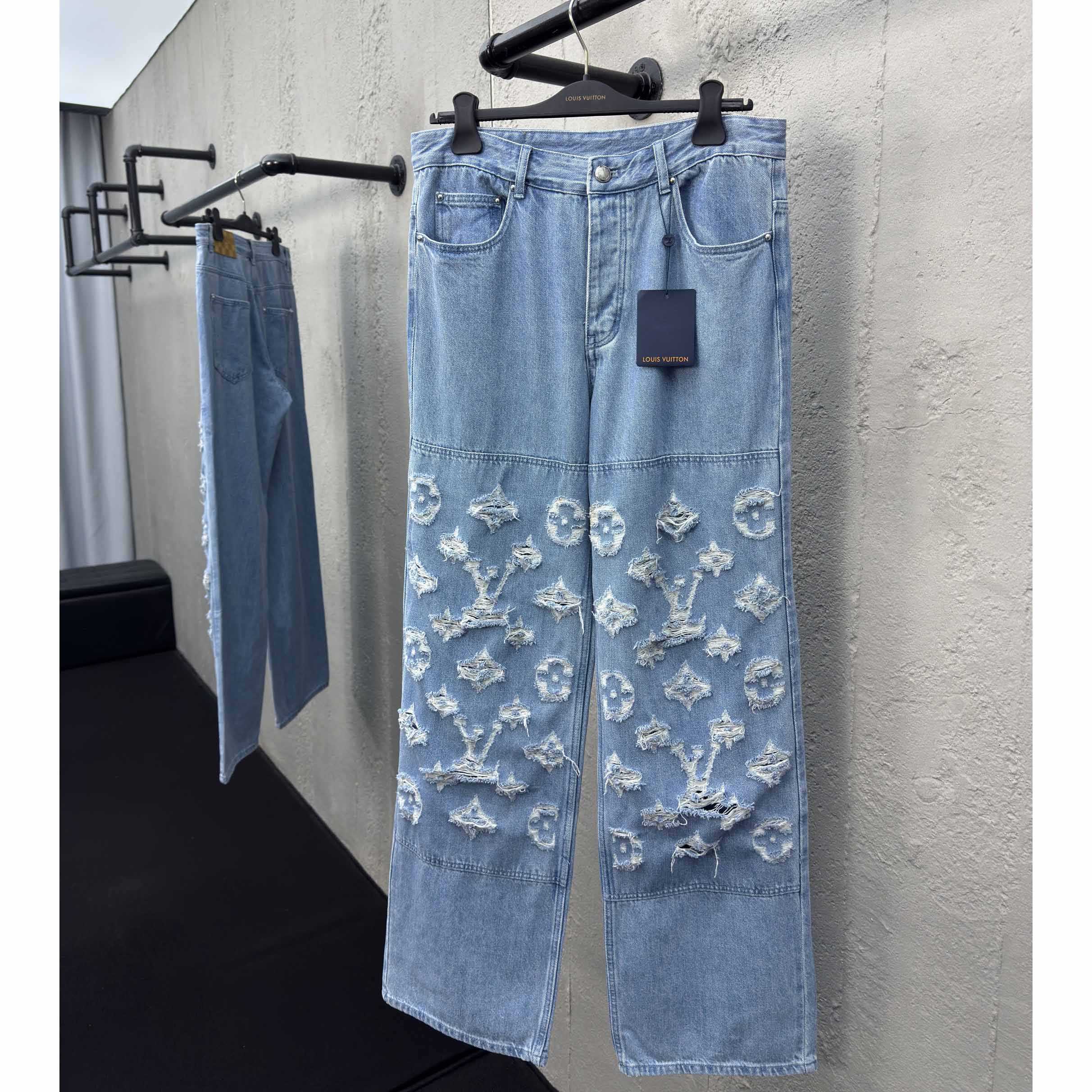Louis Vuitton Denim Skate Jeans - PerfectKickZ