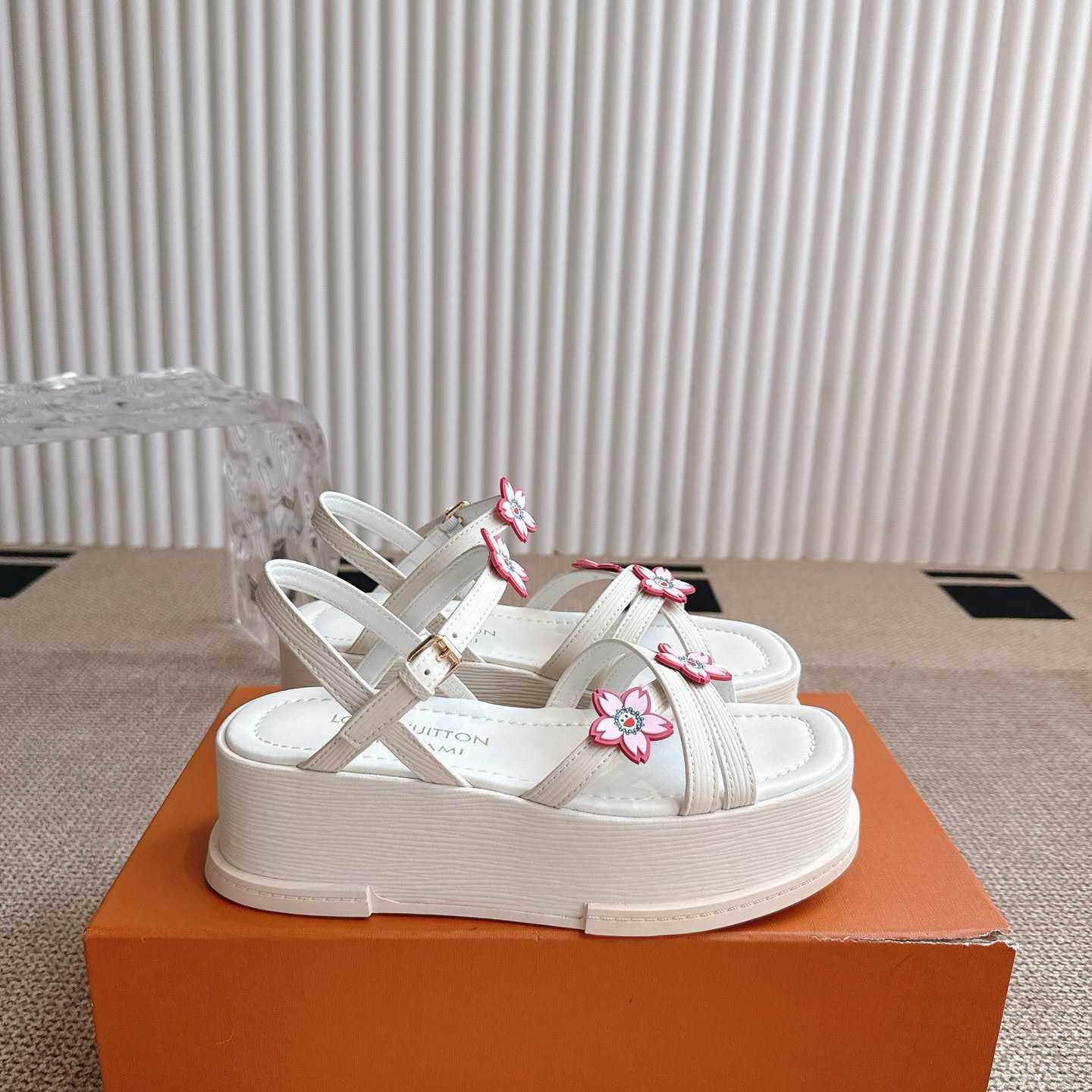 Louis Vuitton LV x TM Maya Platform Sandal - PerfectKickZ