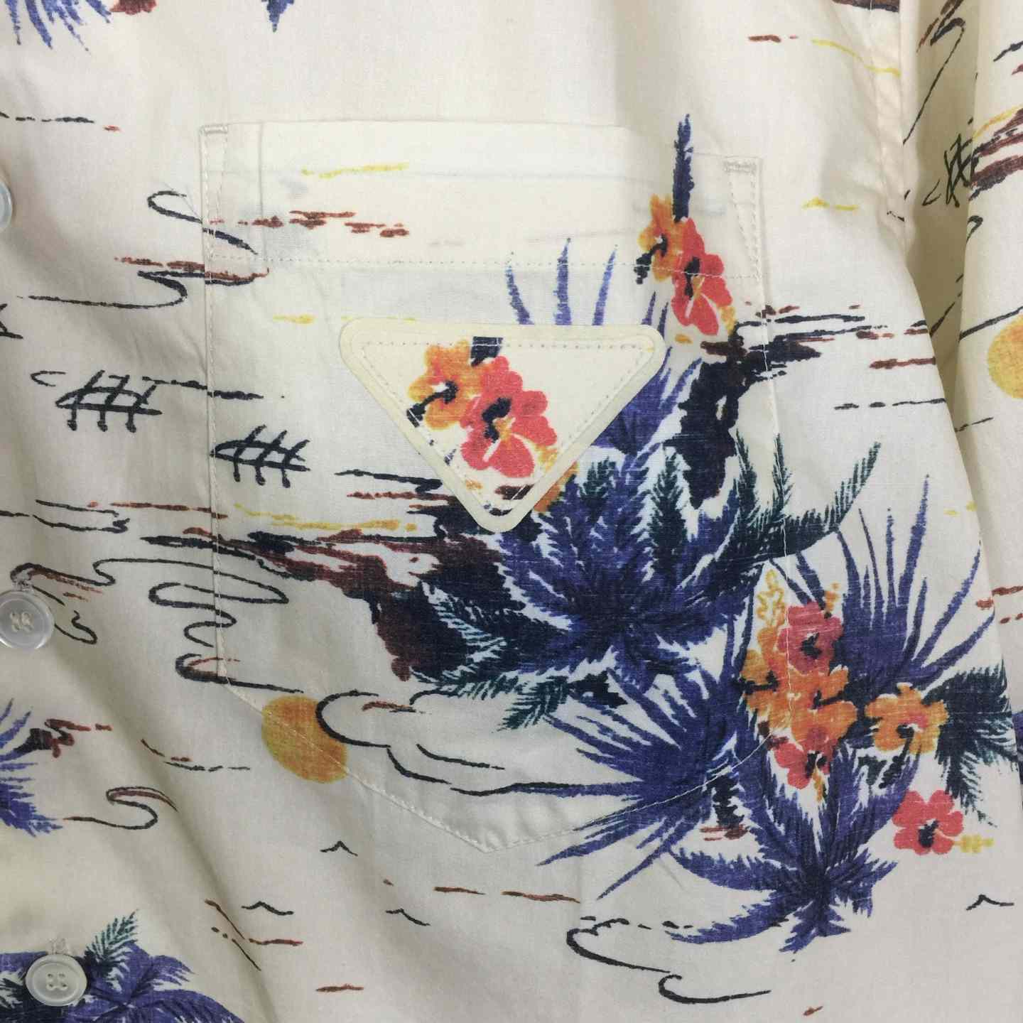 Prada Hawaii Print Bowling Shirt - PerfectKickZ