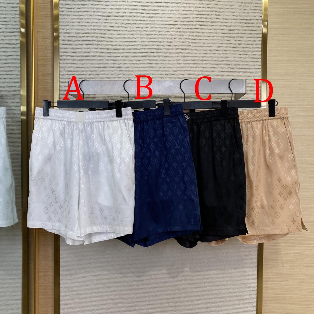 Louis Vuitton Monogram Jacquard Silk Shorts   - PerfectKickZ