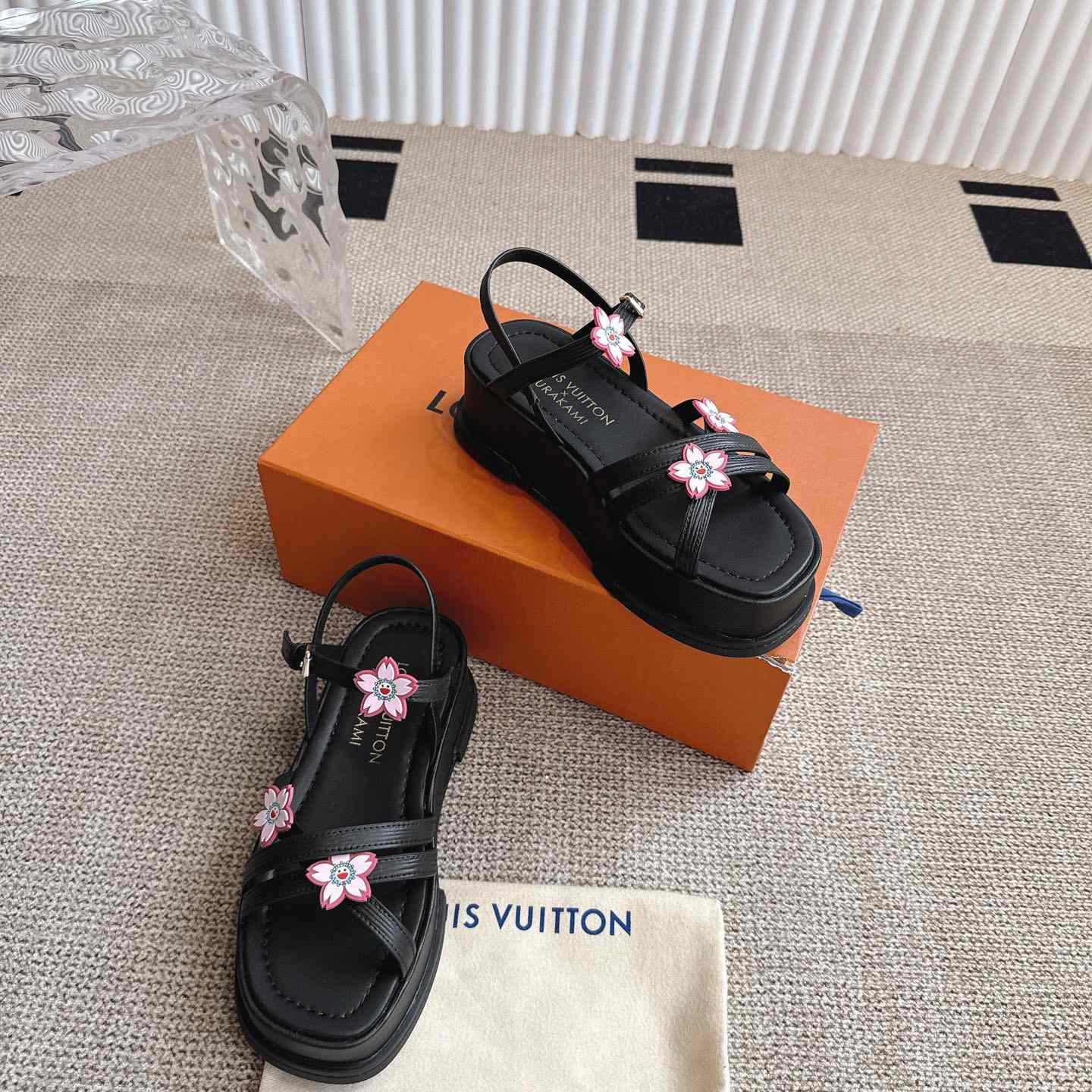 Louis Vuitton LV x TM Maya Platform Sandal - PerfectKickZ