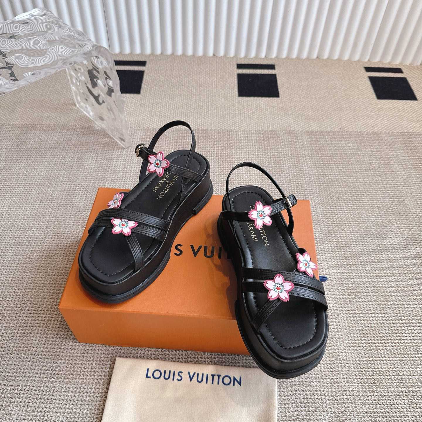 Louis Vuitton LV x TM Maya Platform Sandal - PerfectKickZ