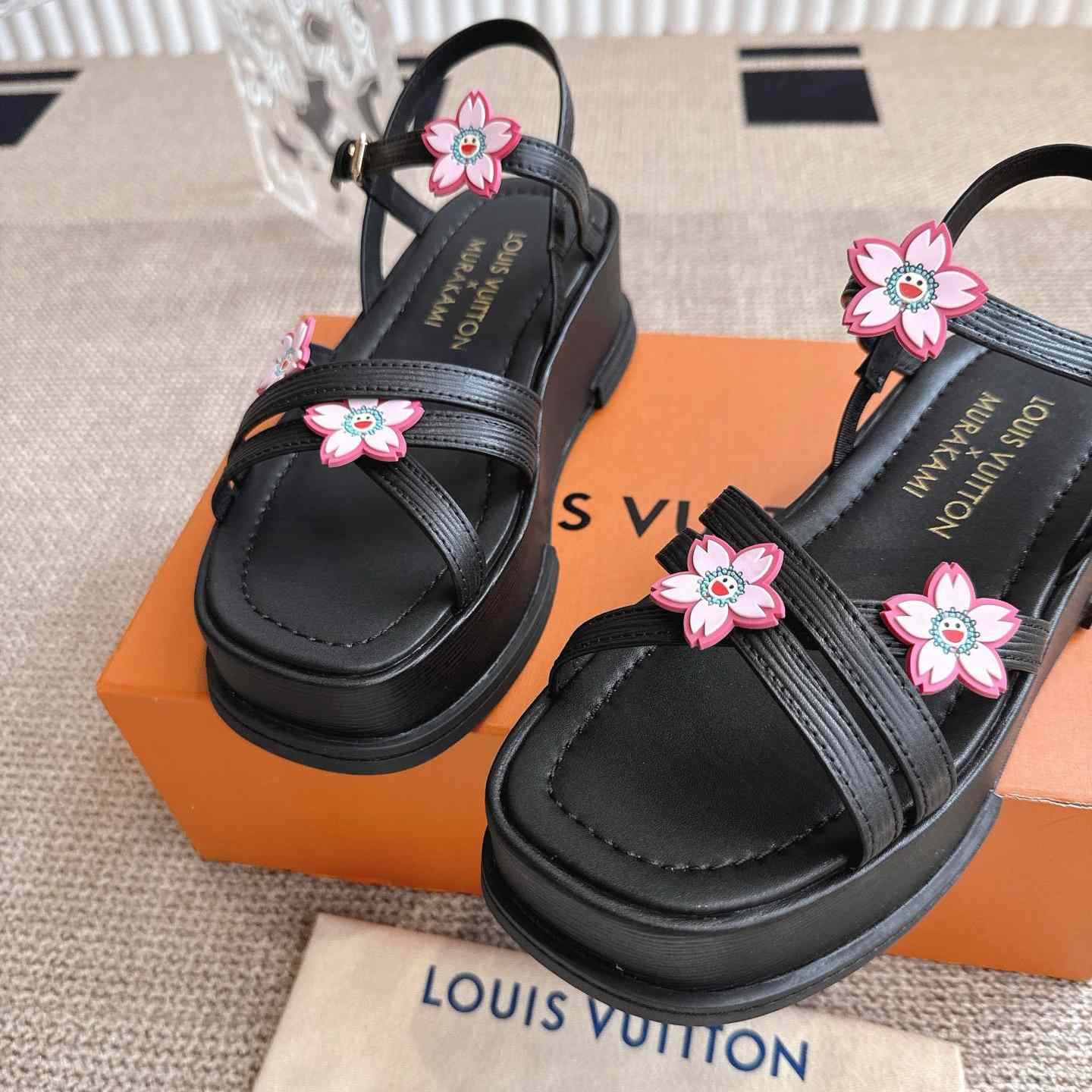 Louis Vuitton LV x TM Maya Platform Sandal - PerfectKickZ