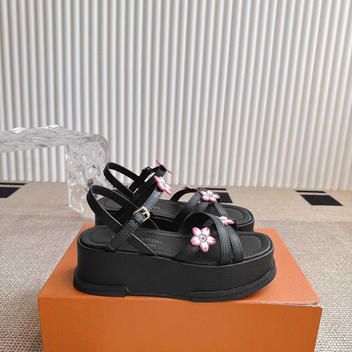 Louis Vuitton LV x TM Maya Platform Sandal - PerfectKickZ
