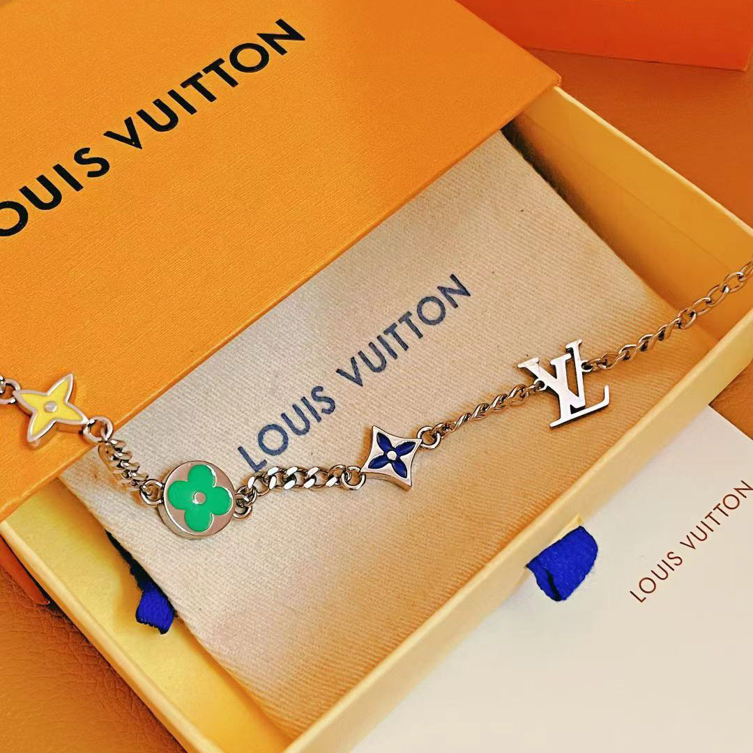 Louis Vuitton Monogram Row Bracelet  M1599A - PerfectKickZ