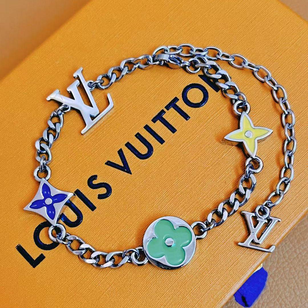 Louis Vuitton Monogram Row Bracelet  M1599A - PerfectKickZ