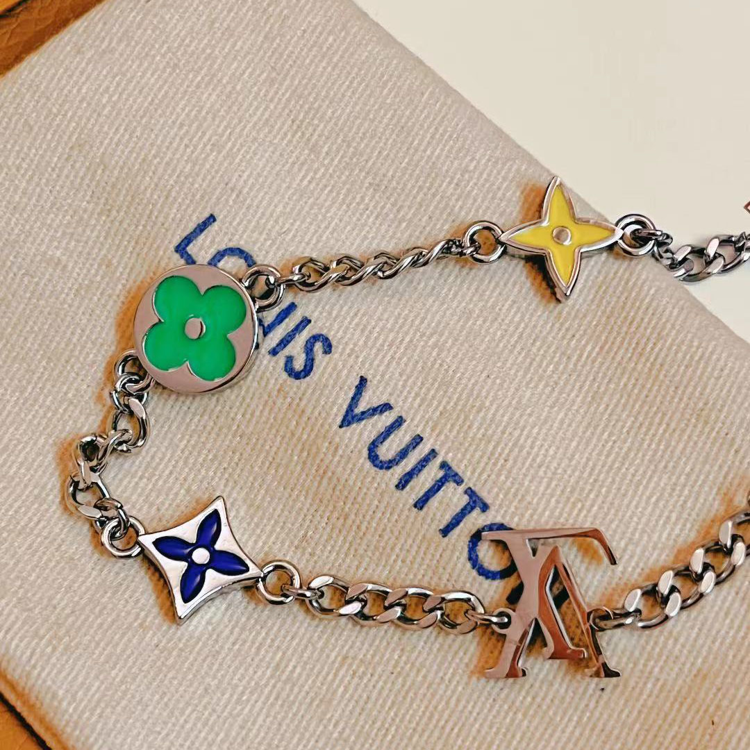 Louis Vuitton Monogram Row Bracelet  M1599A - PerfectKickZ