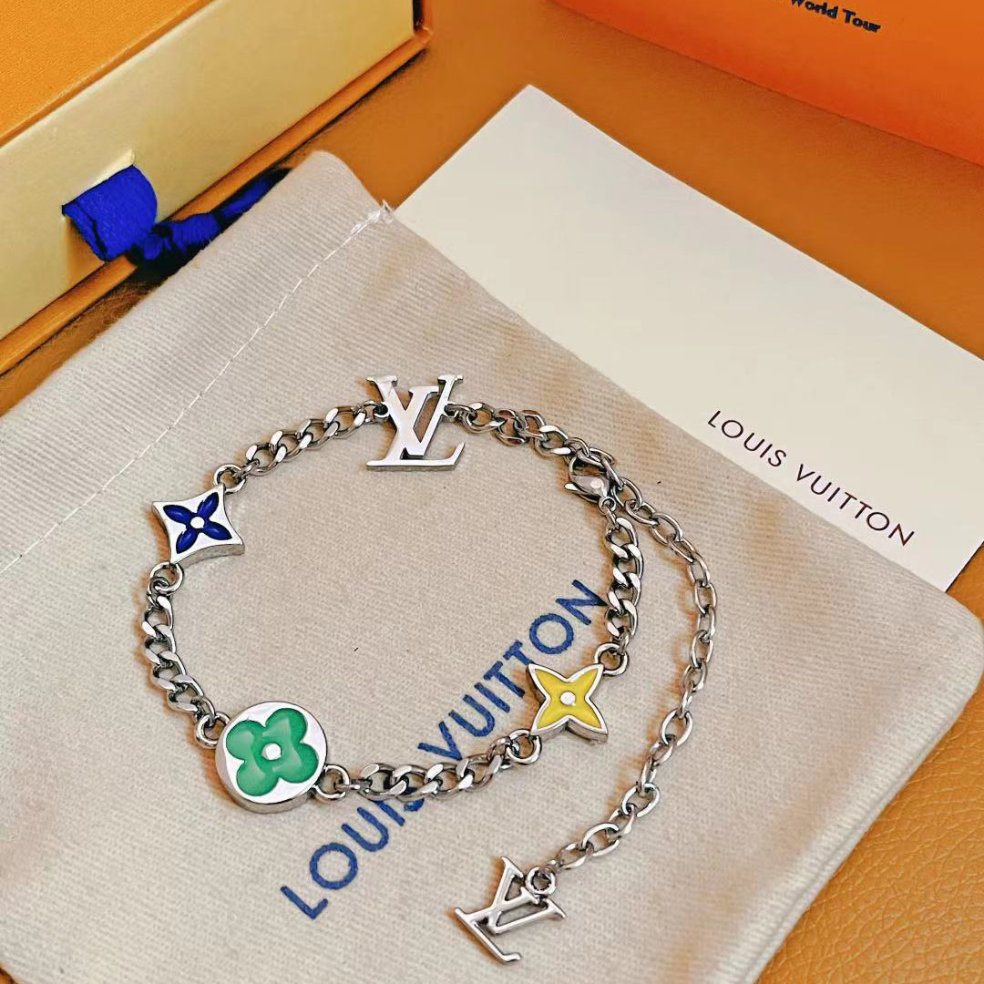 Louis Vuitton Monogram Row Bracelet  M1599A - PerfectKickZ