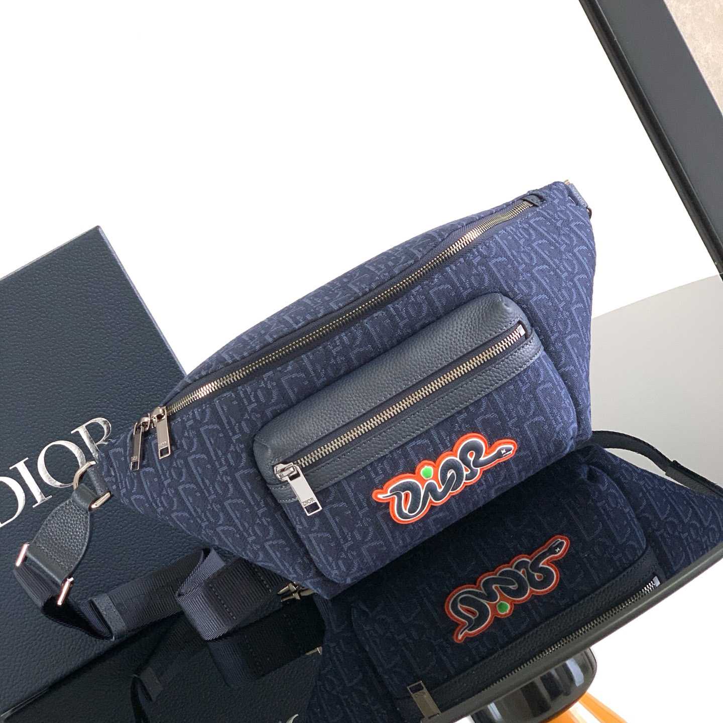 Dior And Kaws Rider 2.0 Belt Bag - PerfectKickZ