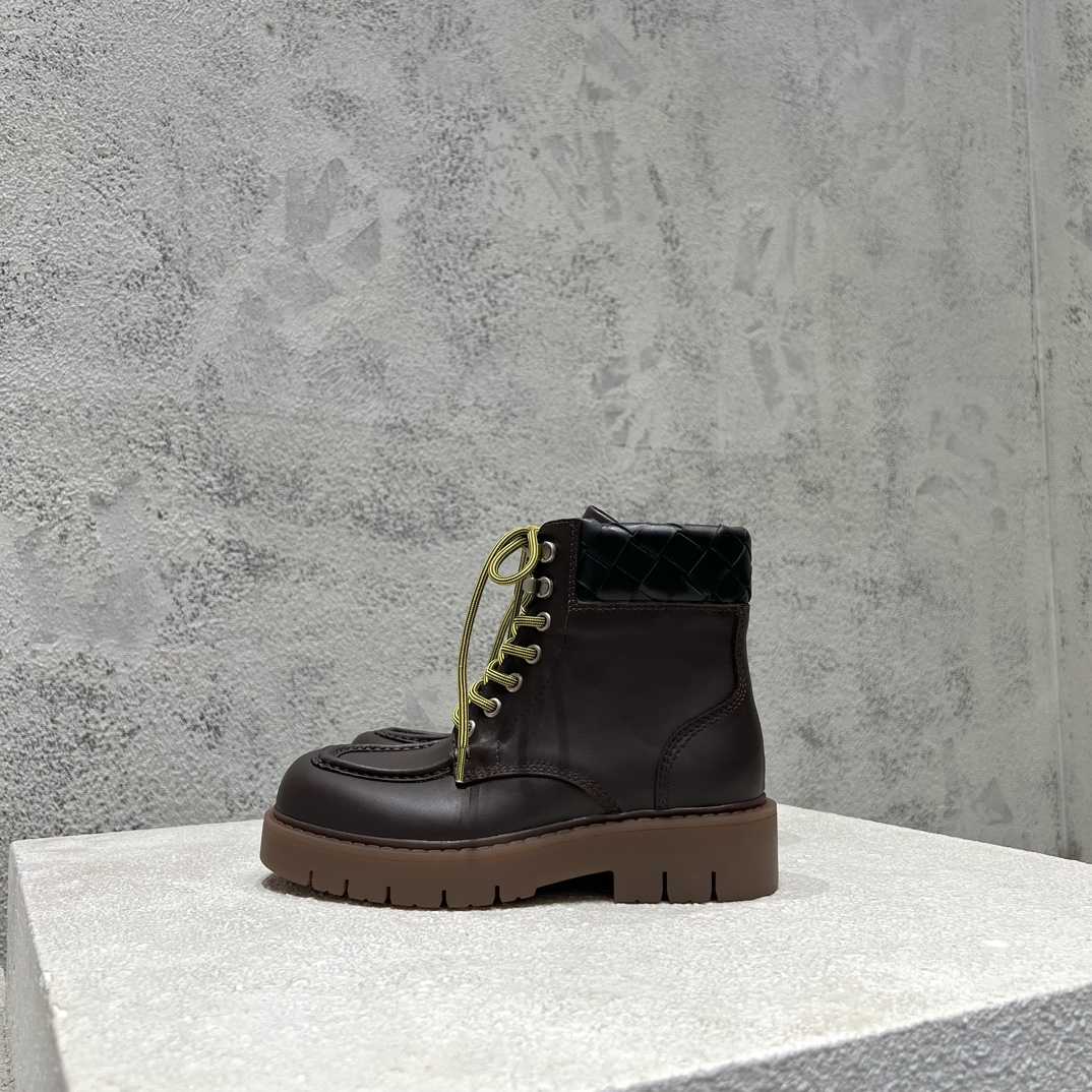 Bottega Veneta Haddock Lace-Up Ankle Boot - PerfectKickZ
