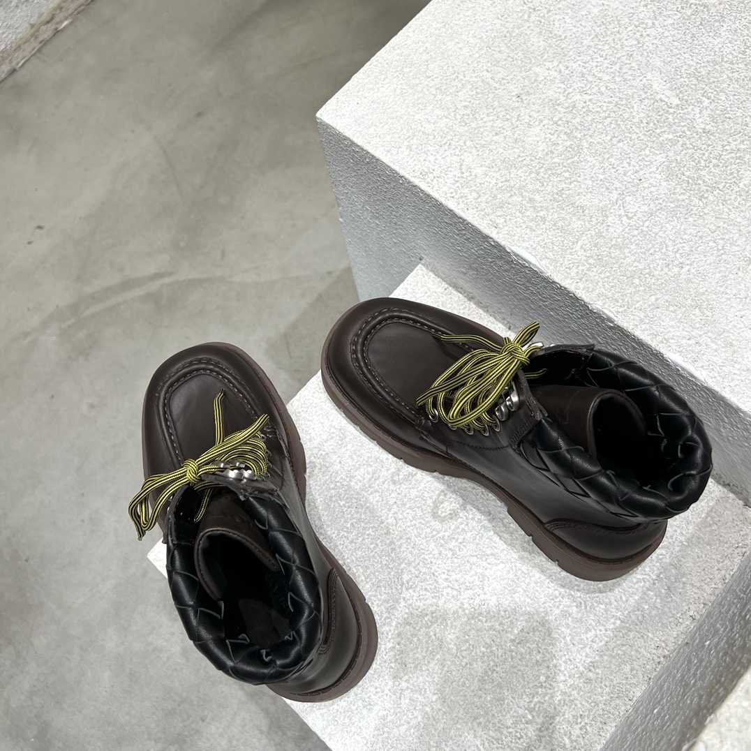 Bottega Veneta Haddock Lace-Up Ankle Boot - PerfectKickZ